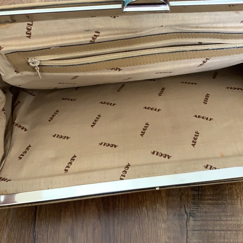 Vintage Leather Adolf Clutch - Picture 5 of 7